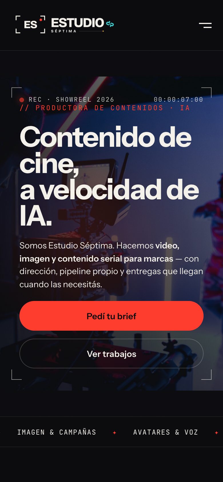Productora de Contenidos IA móvil